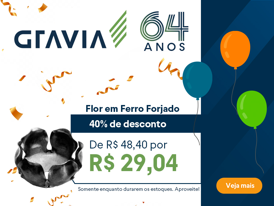mobile_flor em ferro forjado